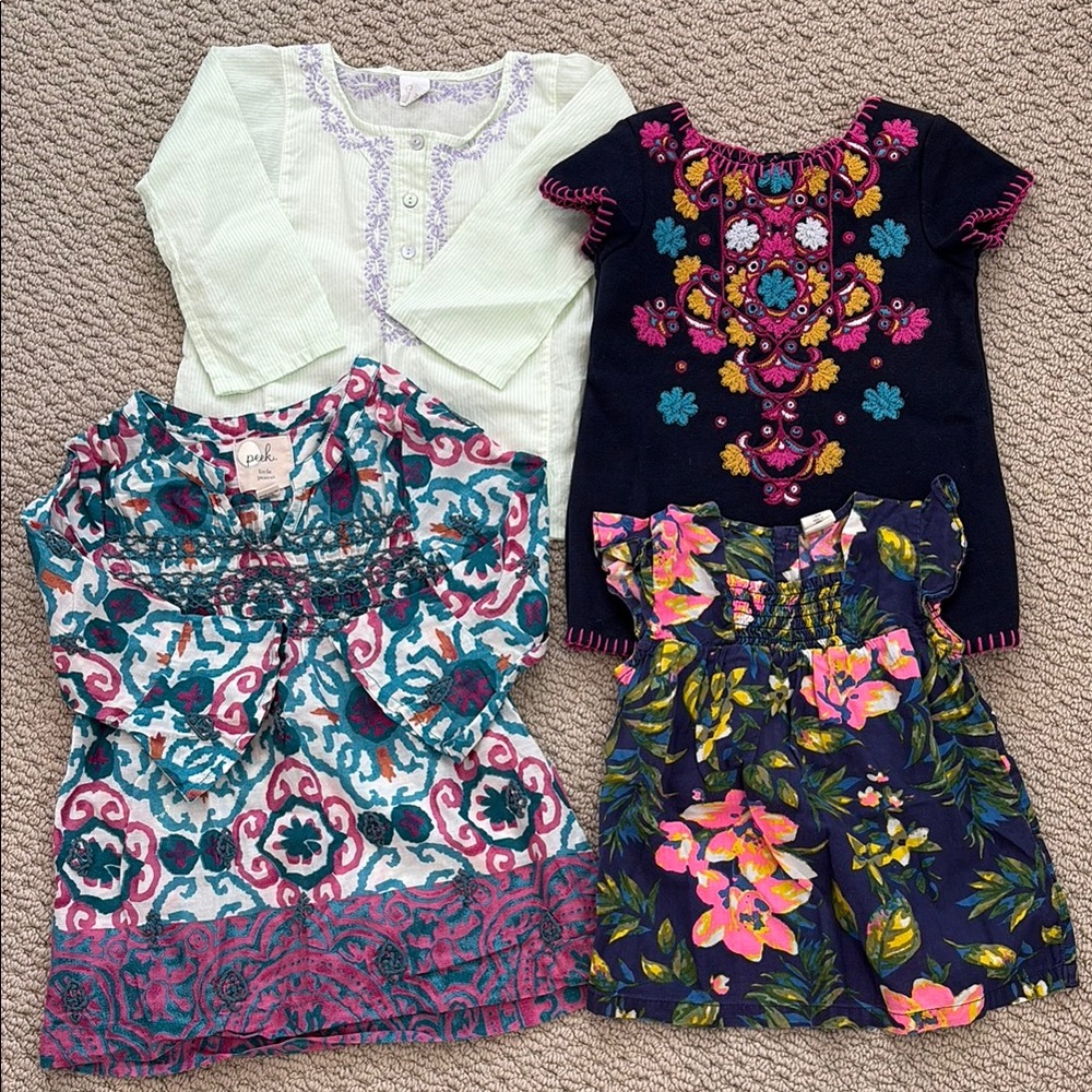 Colorful Kids Dress Set